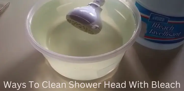 How To Clean Shower Head With Bleach