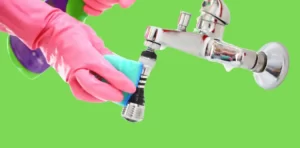 how to clean waterfall faucets