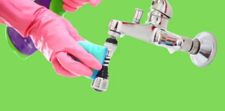 how to clean waterfall faucets
