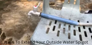how to extend outside water spigot